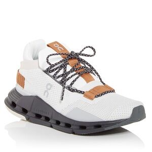 ON cloudnova sneaker (white/ pecan)